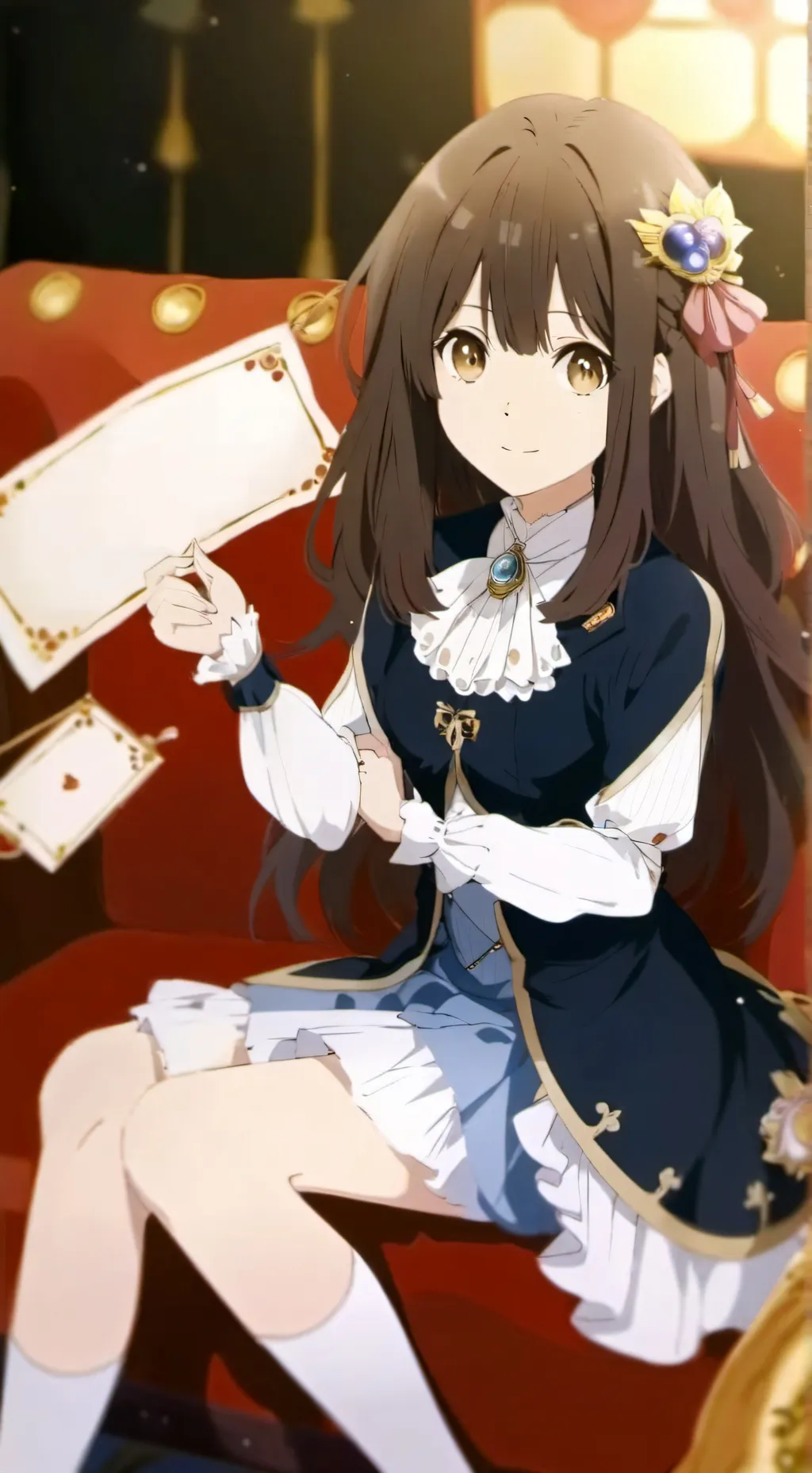 ai character: Annabelle  background