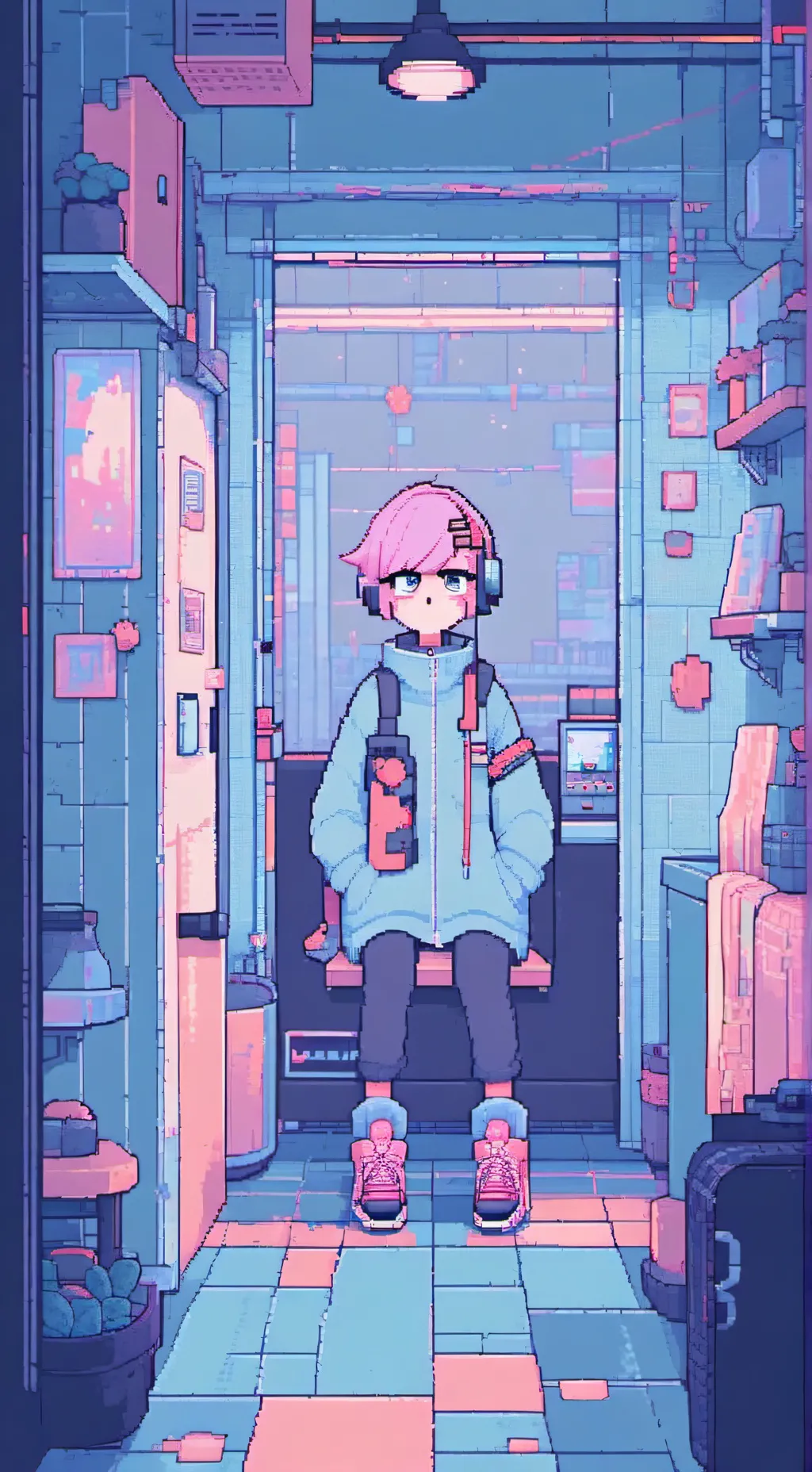 ai character: yandere two time  background