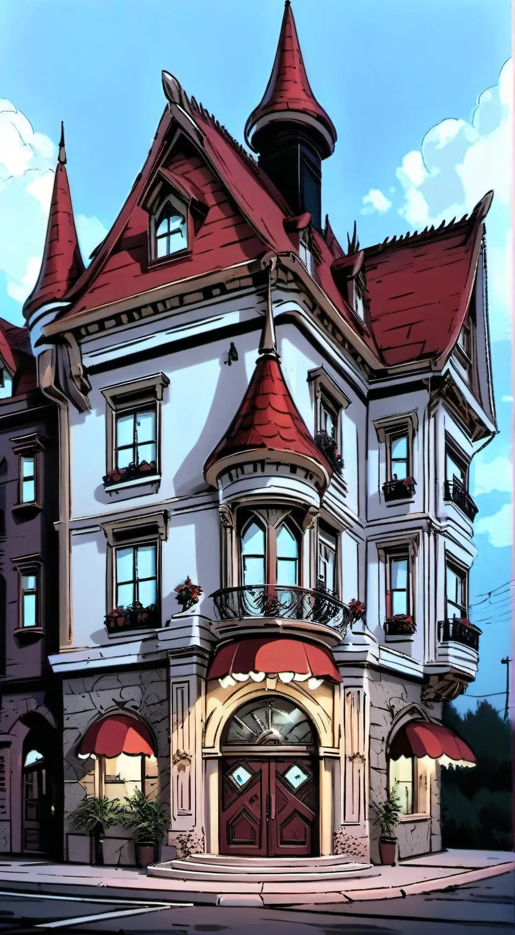 ai character: HH  background