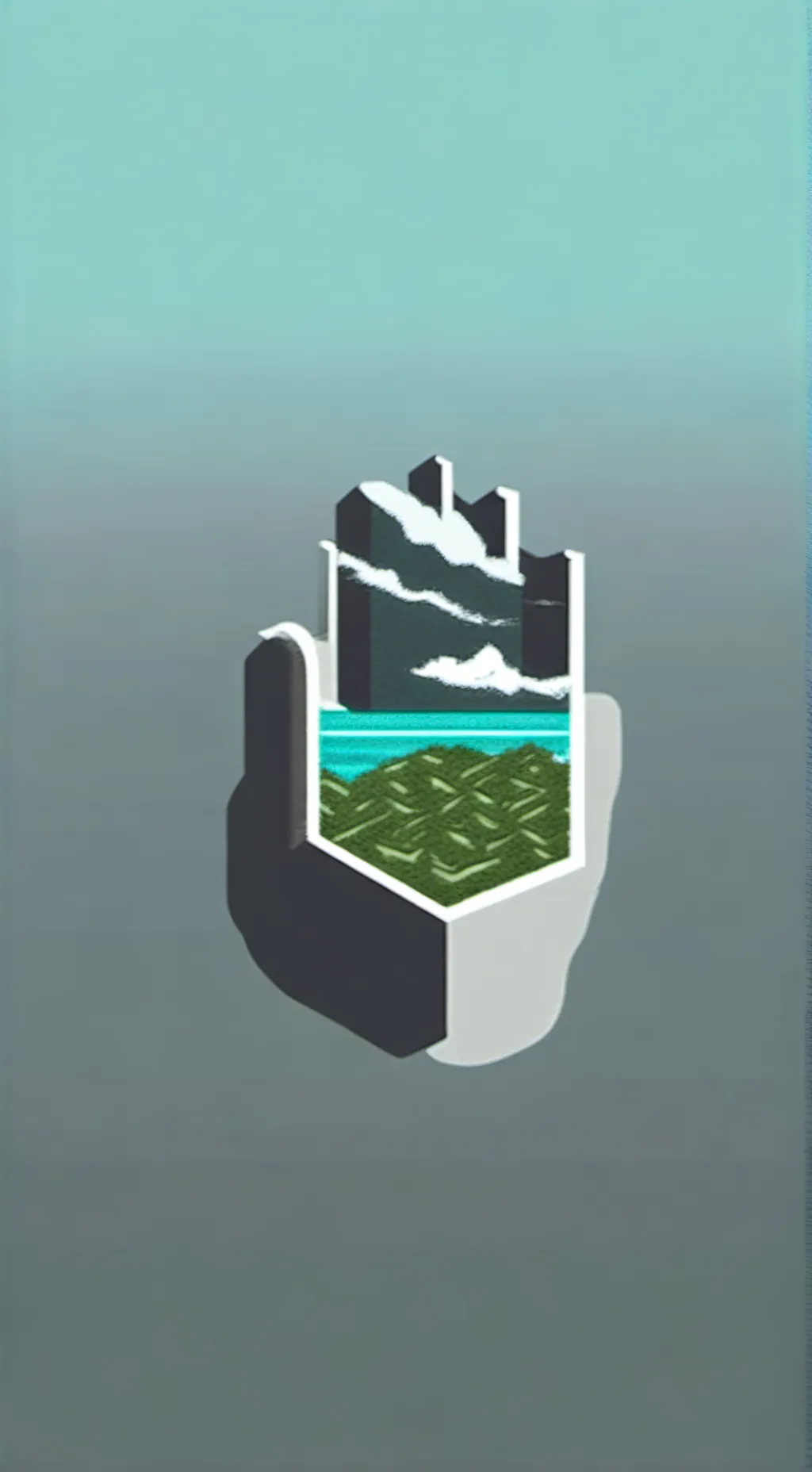 ai character: Primordial island background