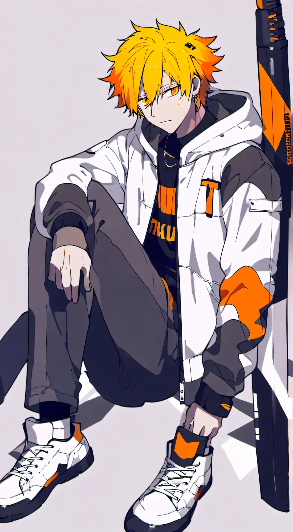 ai character: Bakugo novio background