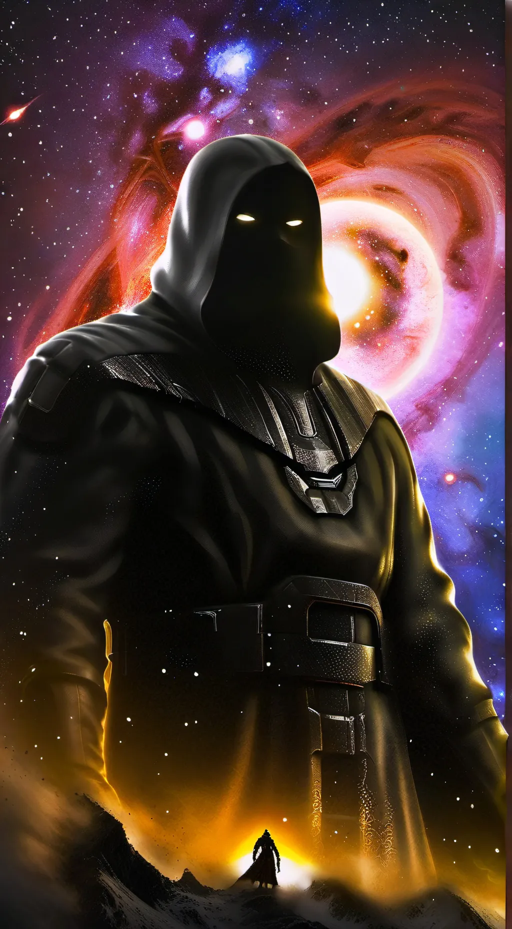 ai character: la muerte/parca background