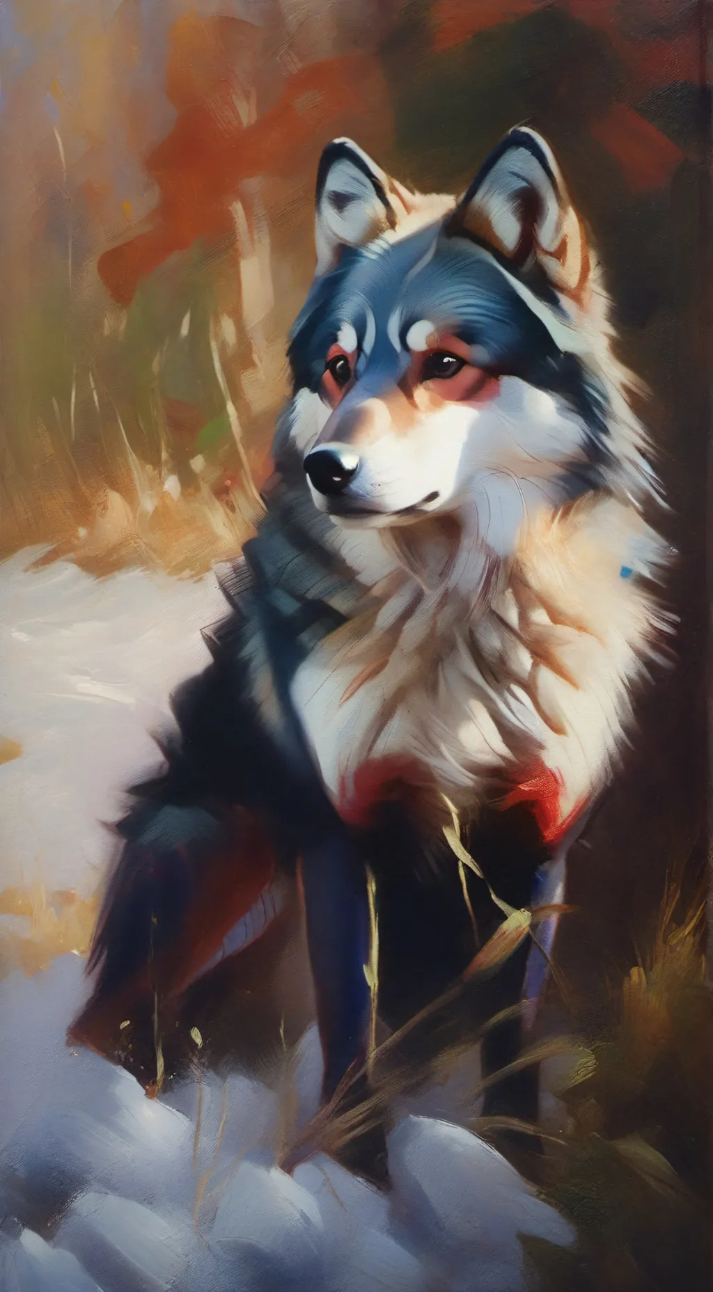 ai character: furry background