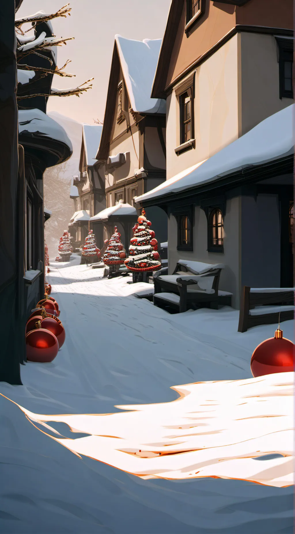 ai character: jjk chirtsmas >:33 background