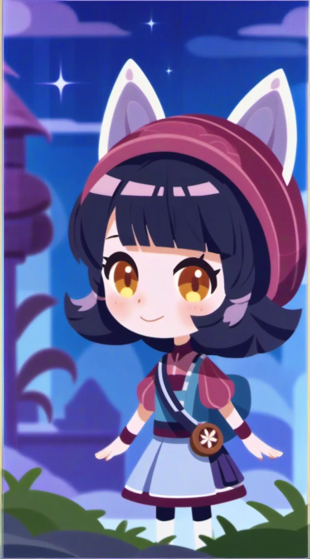 ai character: wenda treatment  background