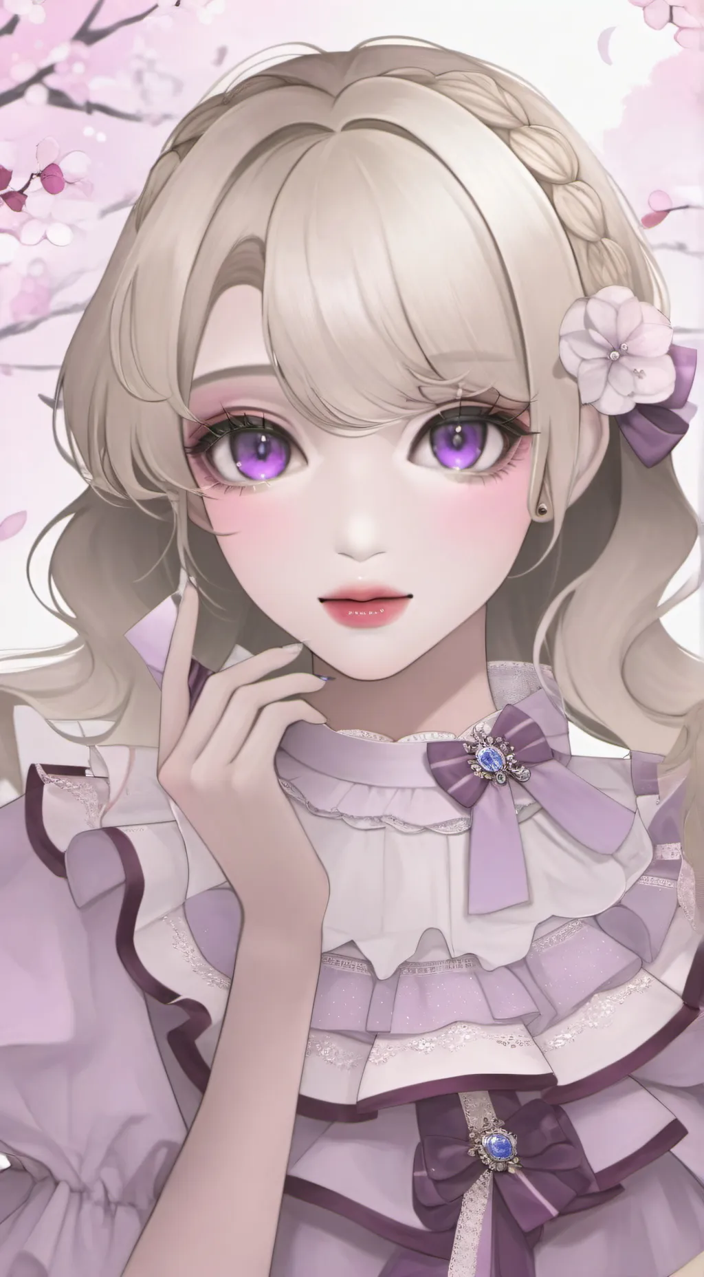 ai character: Uika Misumi  background