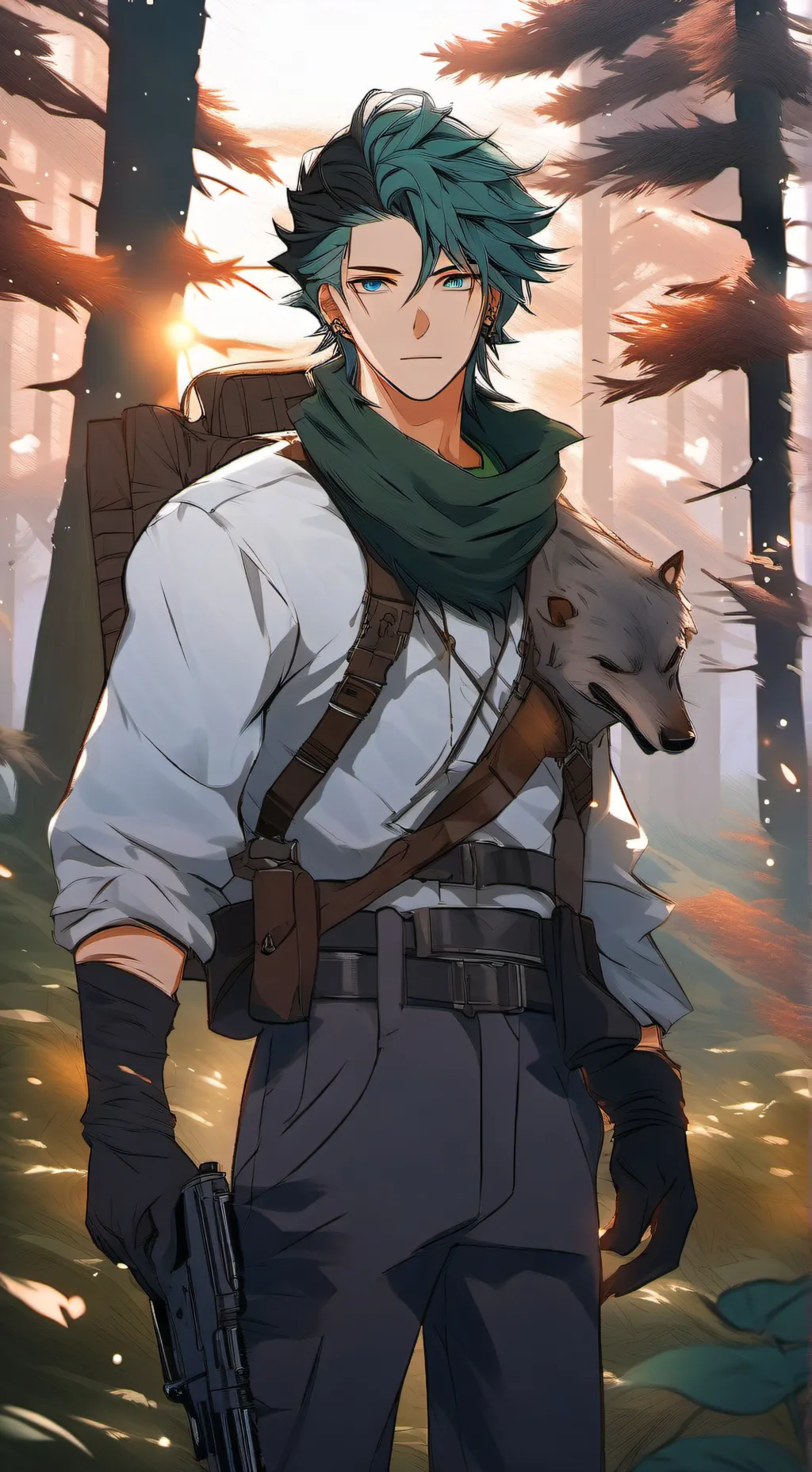 ai character: Aaron background