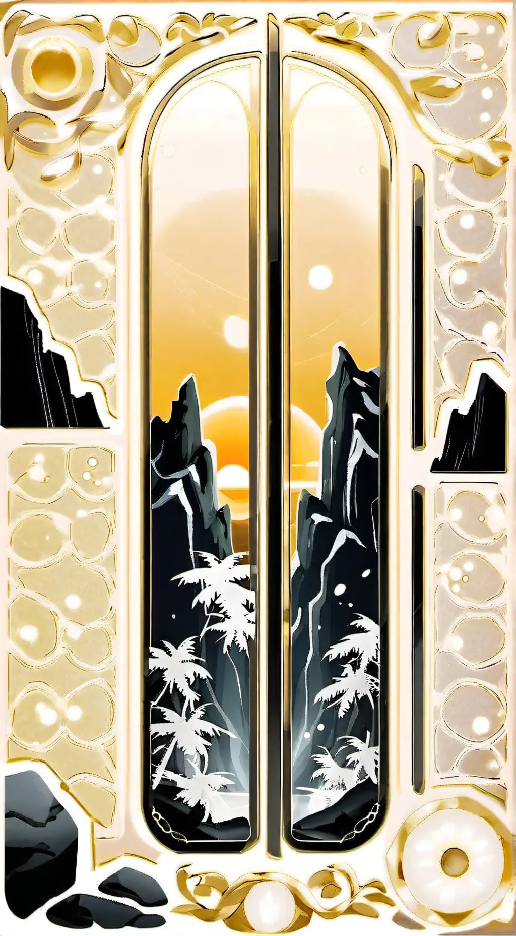 ai character: Twisted pebble vor background