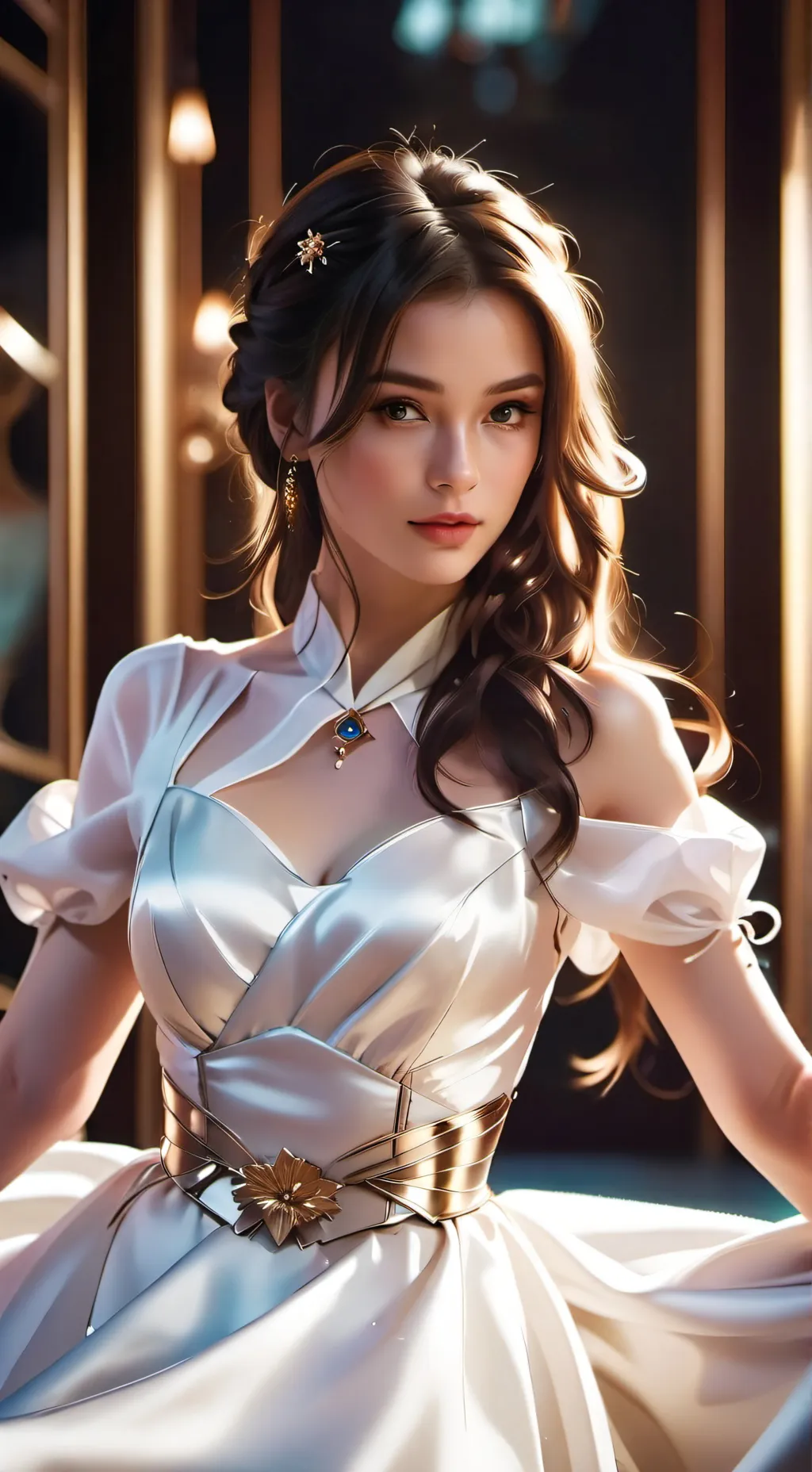 ai character: Valerie  background