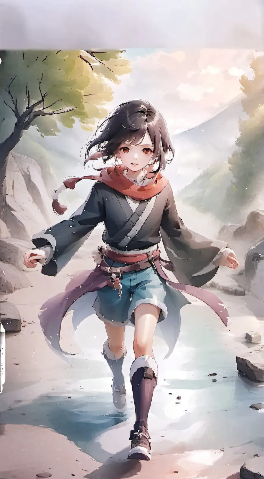 ai character: и. н. м. т.  background