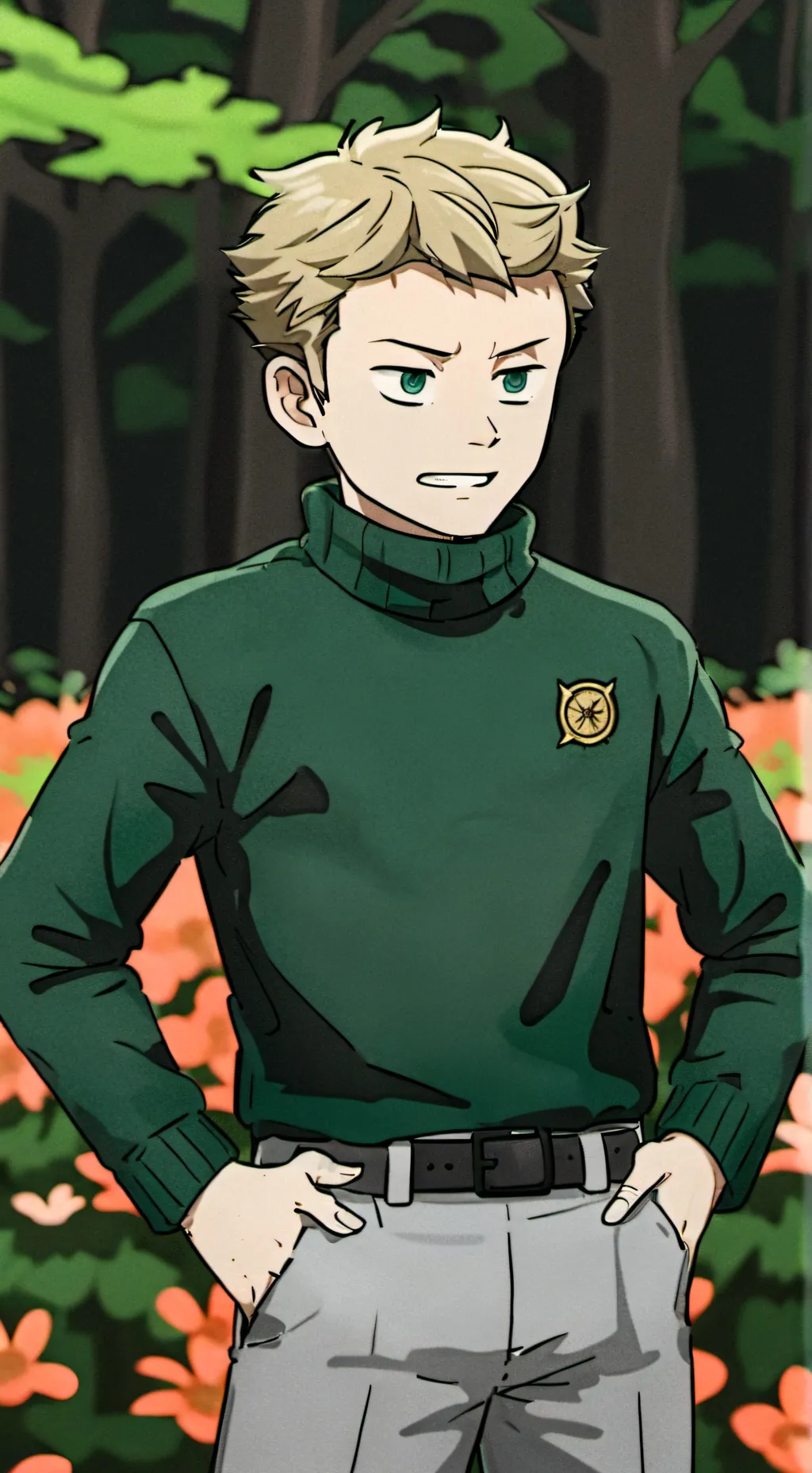 ai character: Crhis yan sim oc background