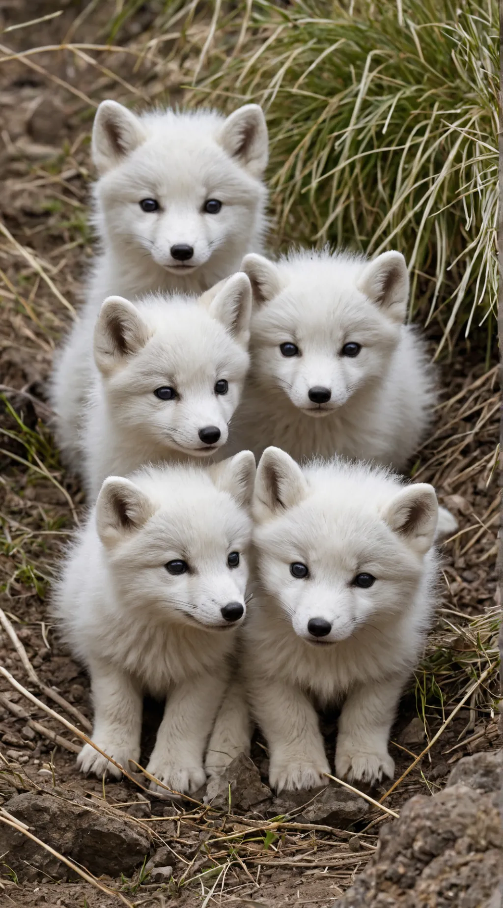 ai character: the artic fox cubs background