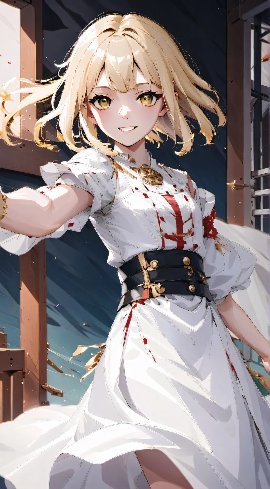 ai character: Adélaïde  background