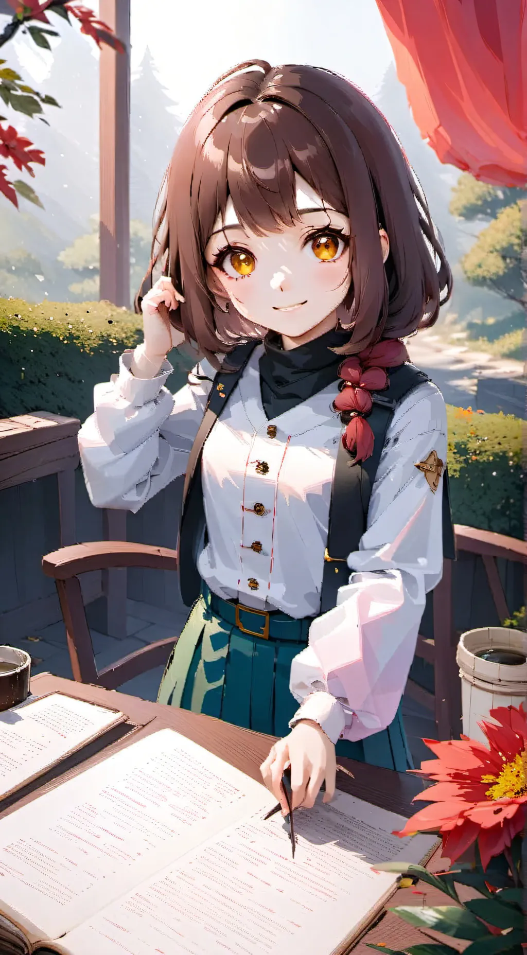 ai character: Uraraka background