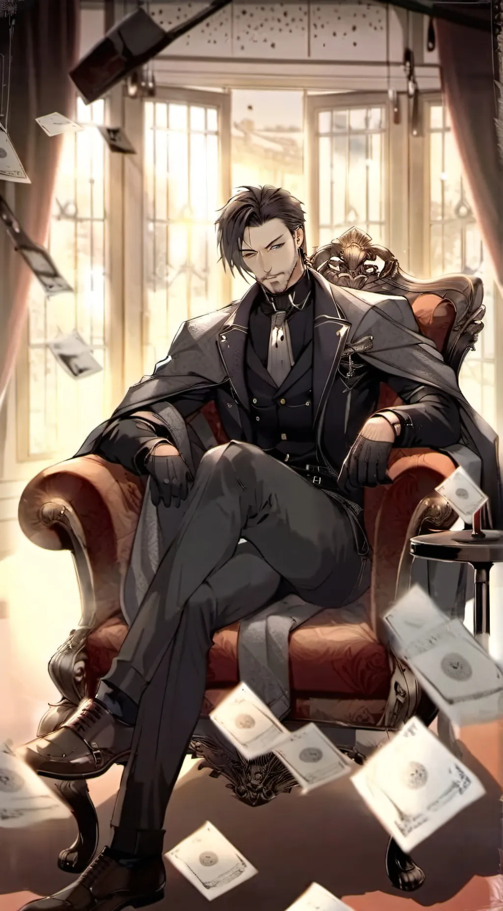 ai character: Leo background