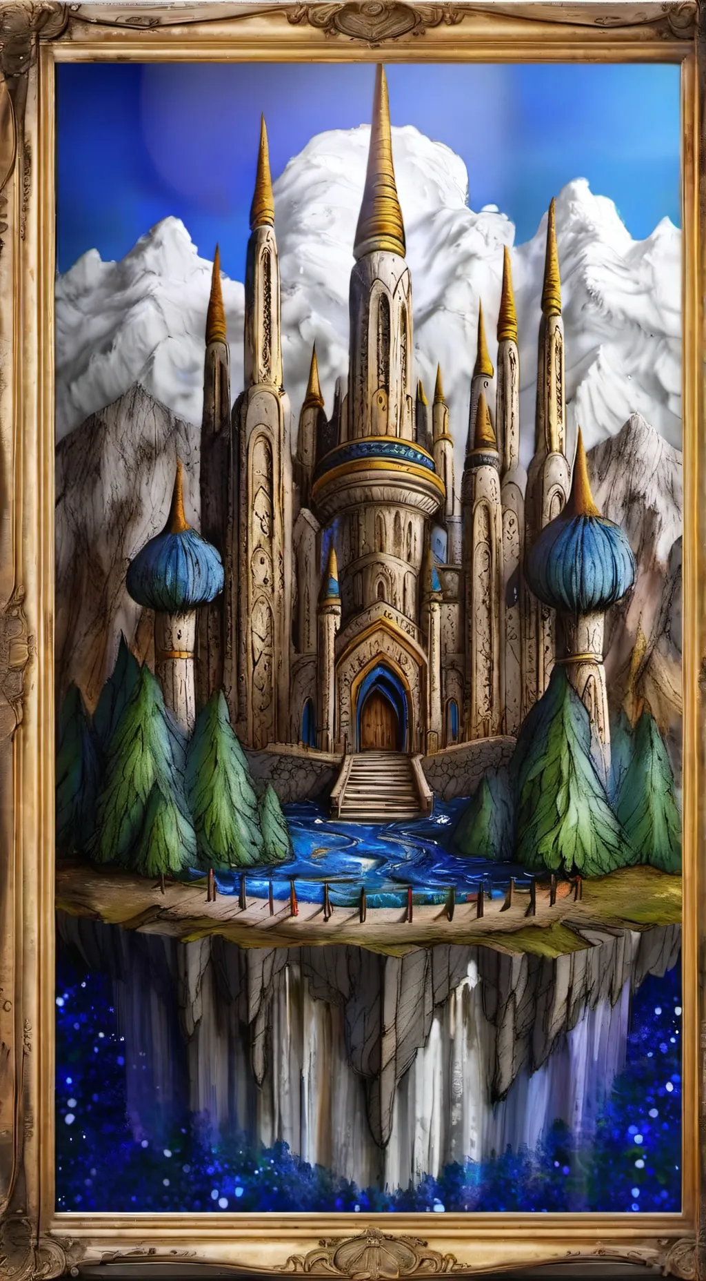 ai character: 👑 magic earth 🌍 background