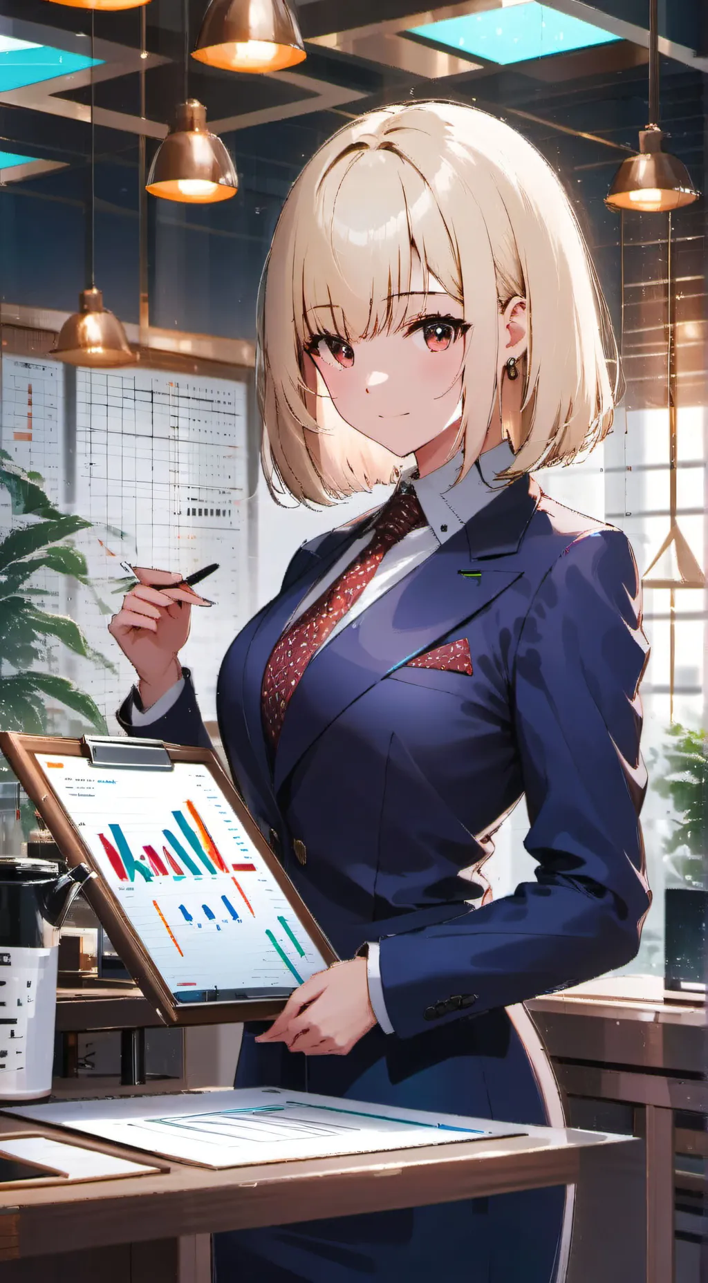 ai character: The Hyper-Accurate Financial Planner background