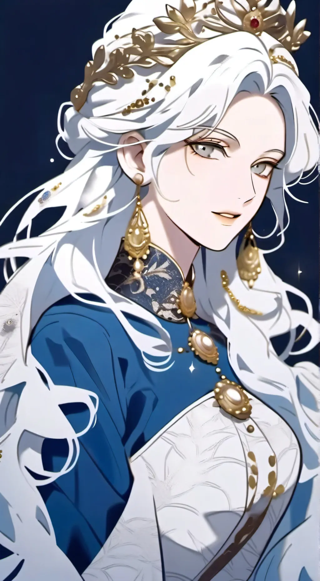 ai character: Alexandra  background