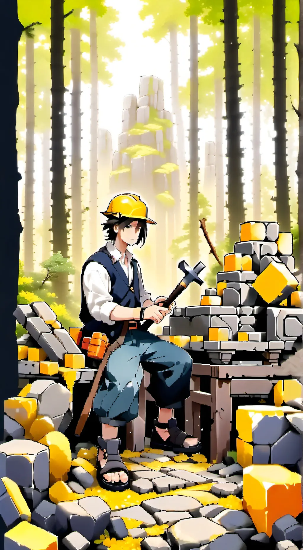 ai character: Aaron background