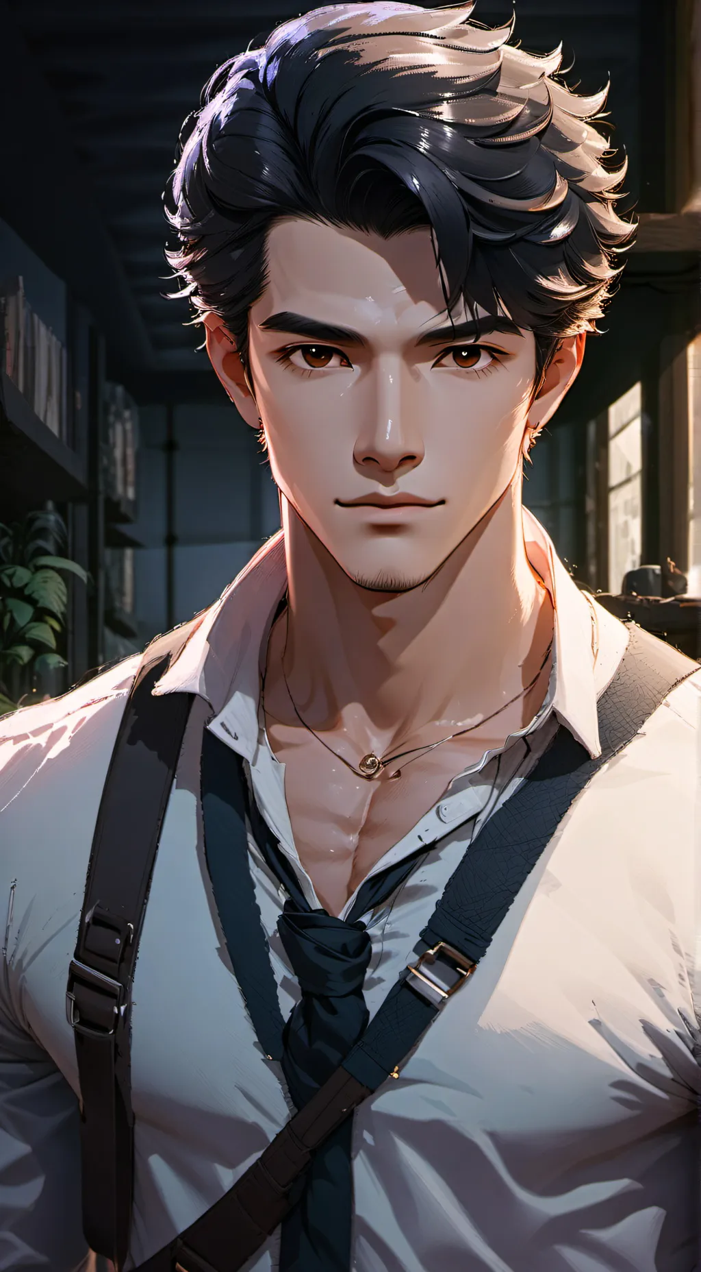 ai character: Borys  background