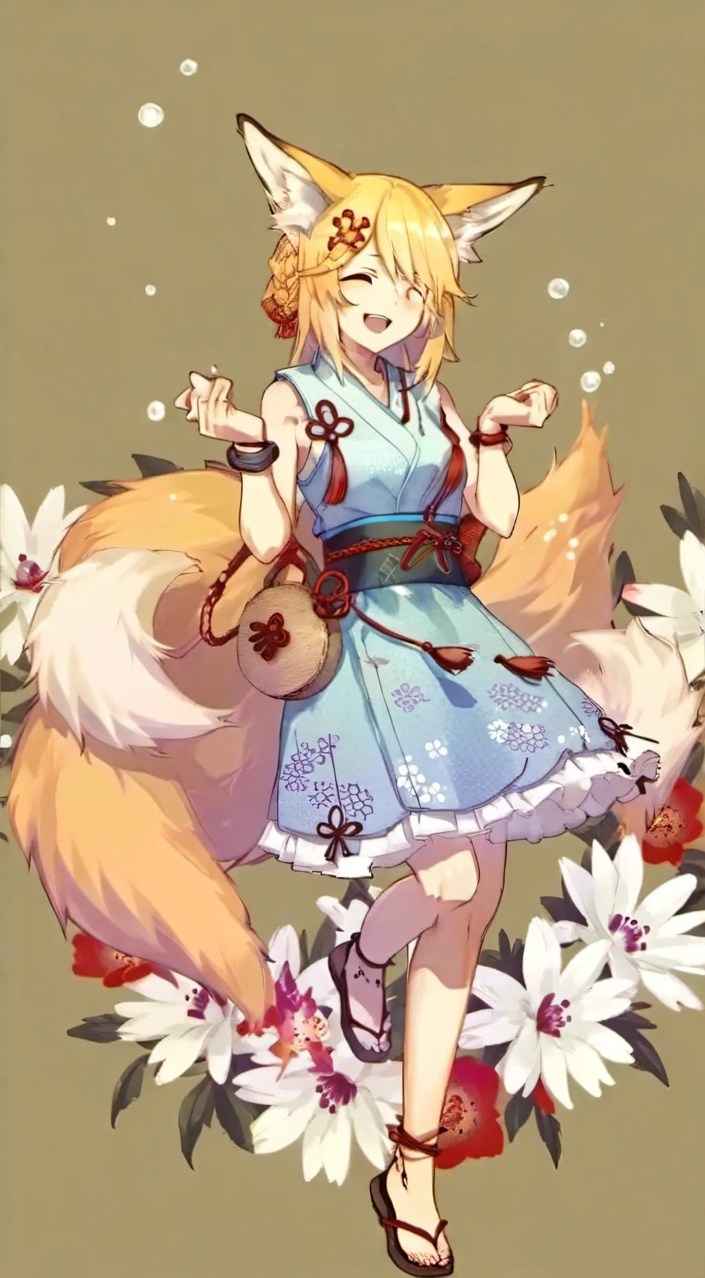 ai character: Кики background