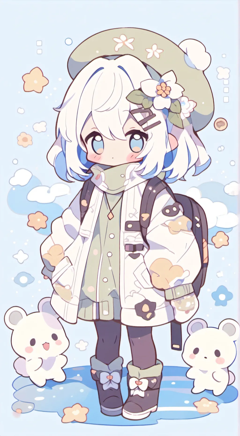 ai character: 001 background