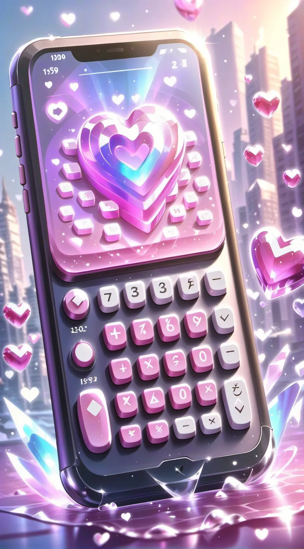 ai character: love meter  background