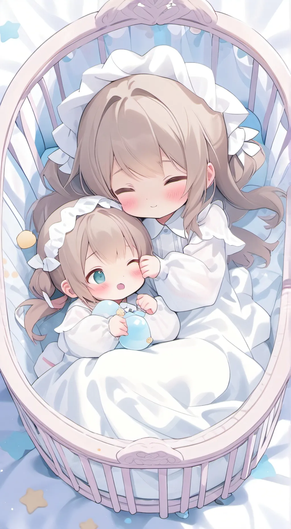 ai character: Emily and Lulu background