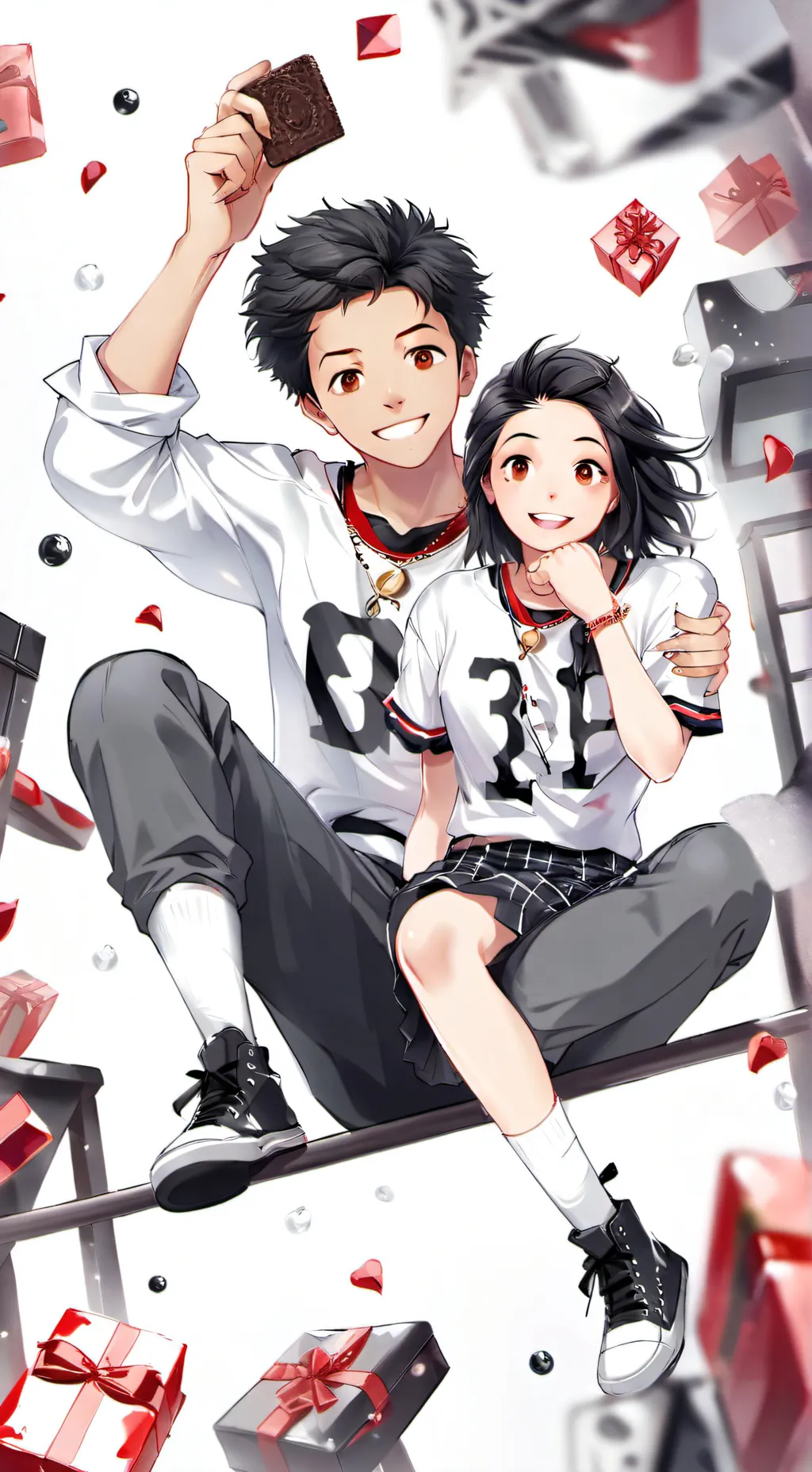 ai character: Birthday party background