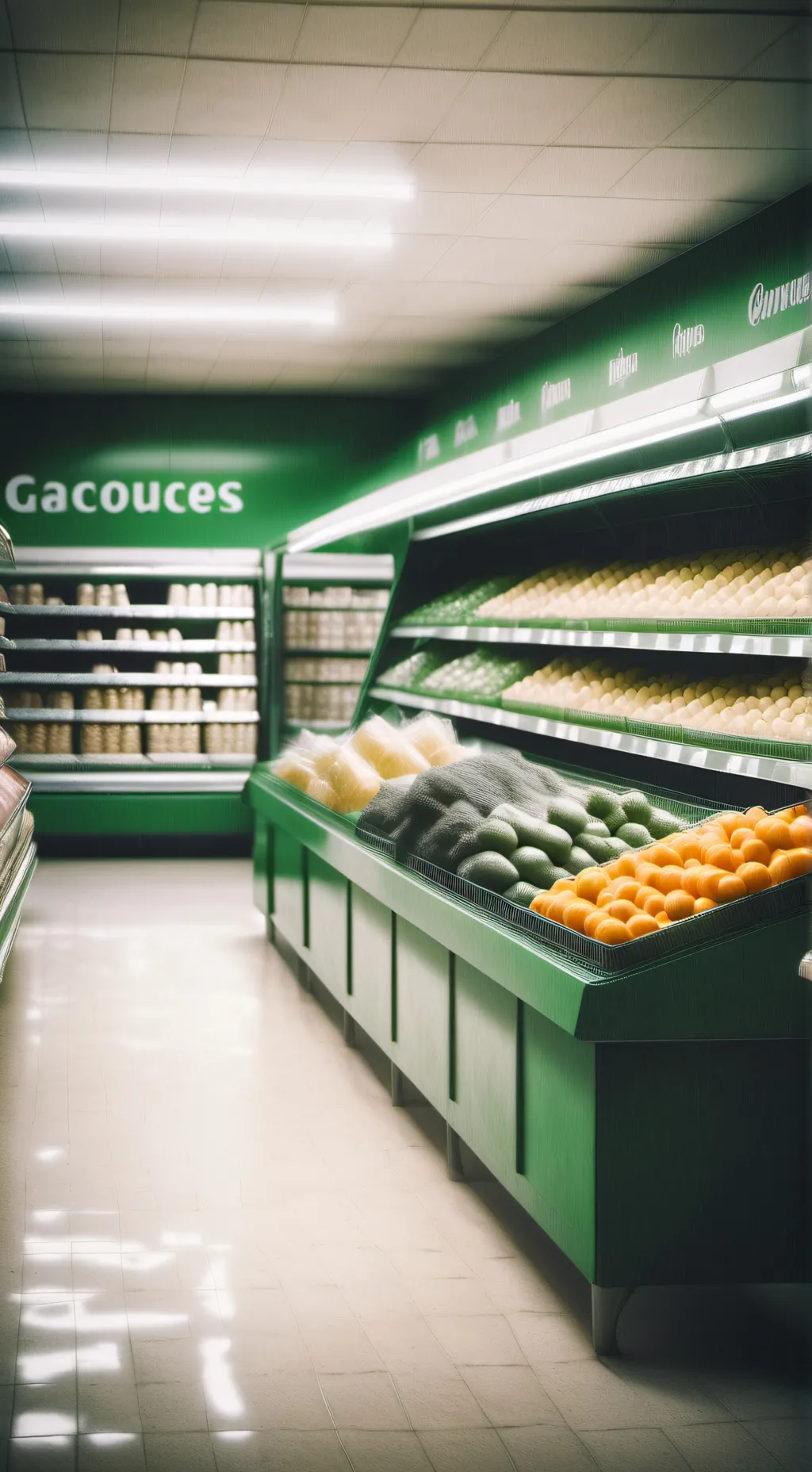 ai character: haunted store background