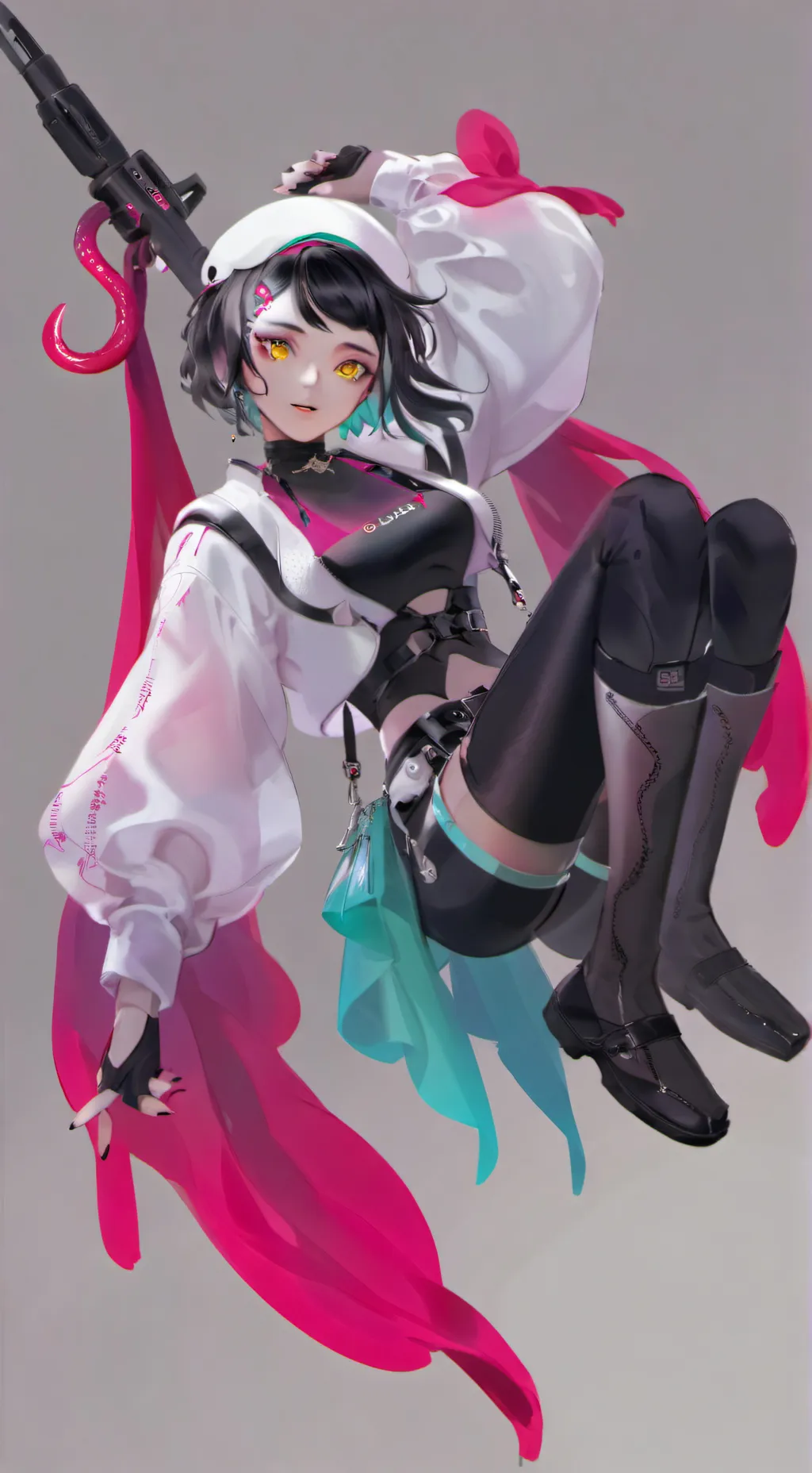 ai character: squid game  background