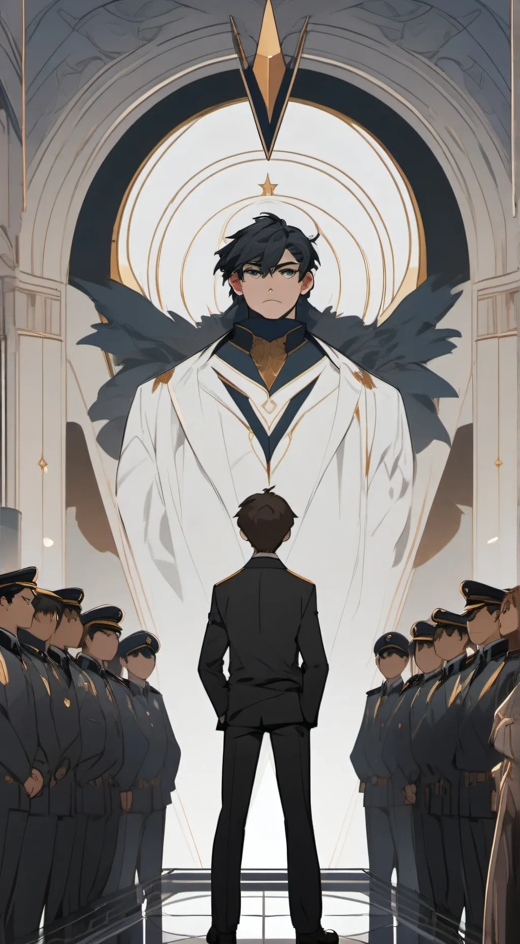 ai character: Void background