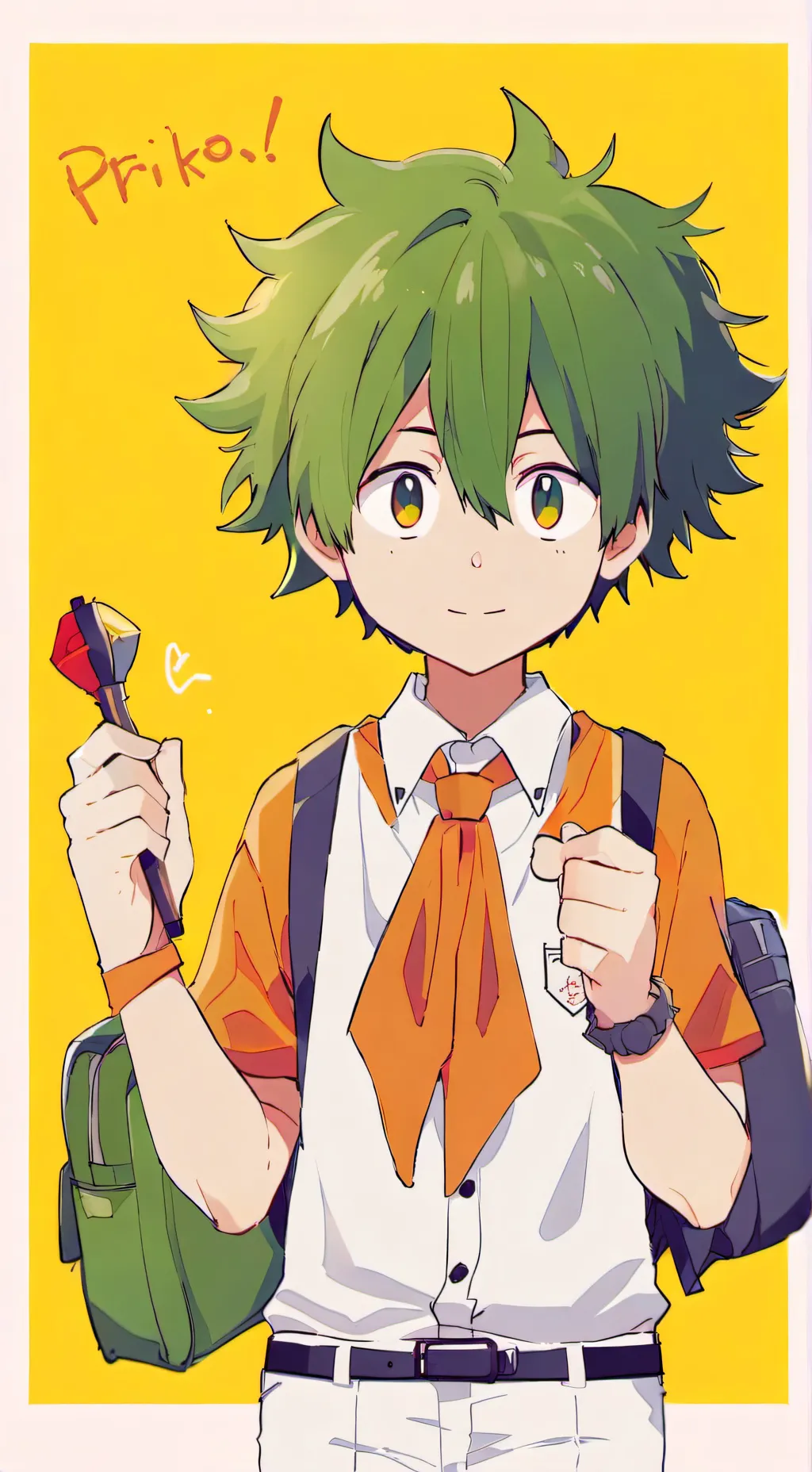 ai character: deku bakugo todos  background