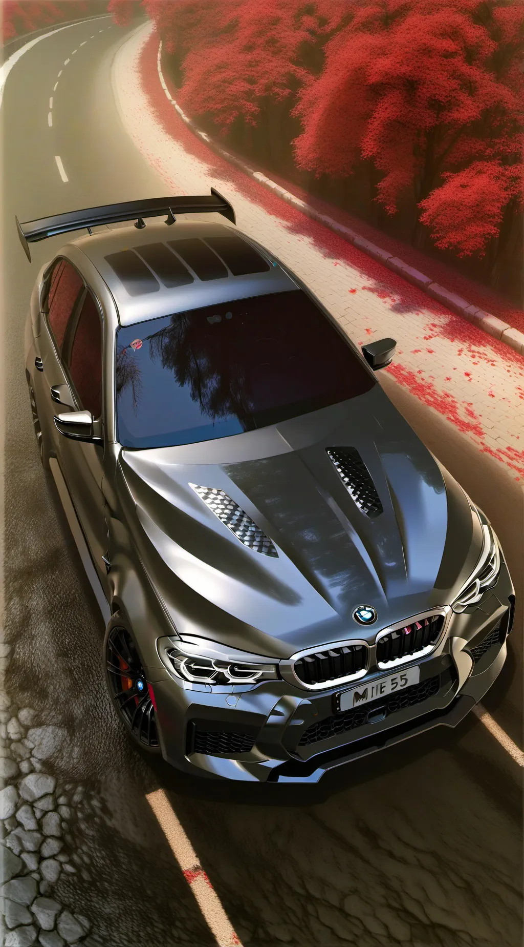 ai character: BMW M5  background
