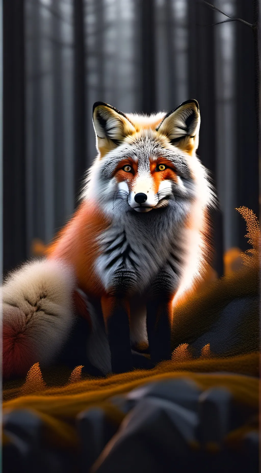 ai character: лиса background