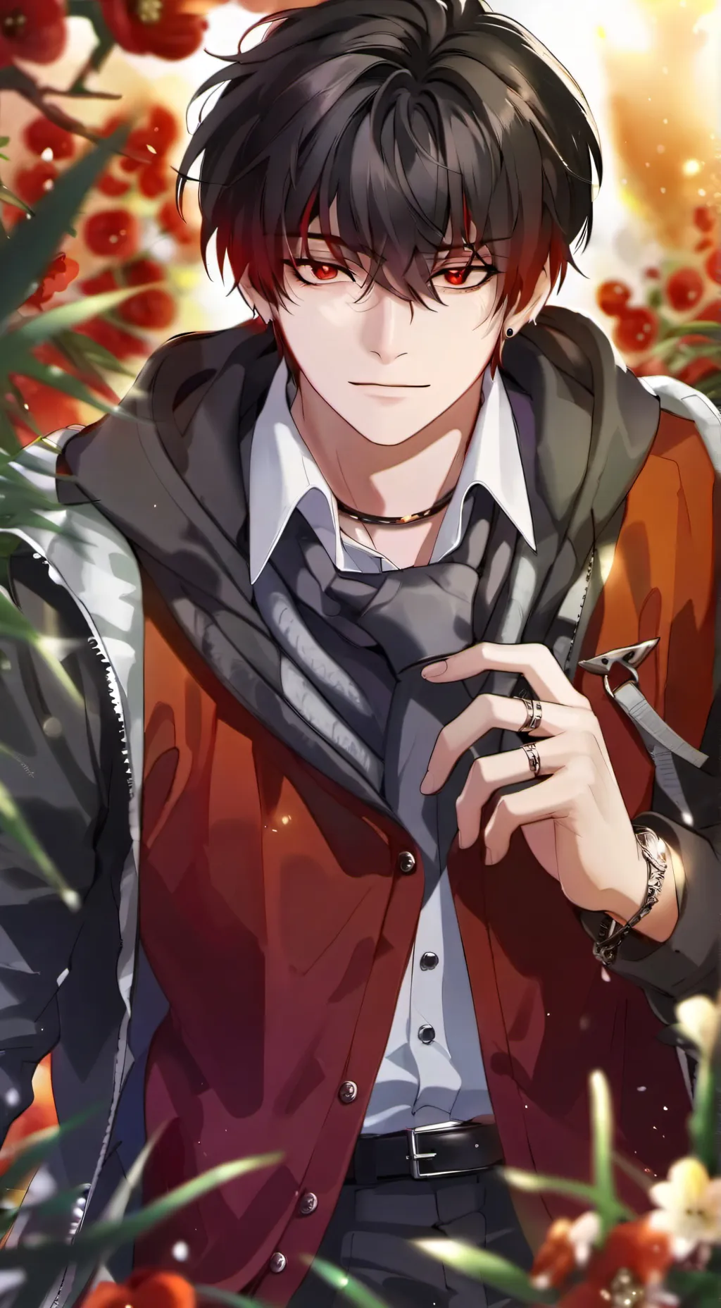 ai character: ☆~Łeo~☆ background