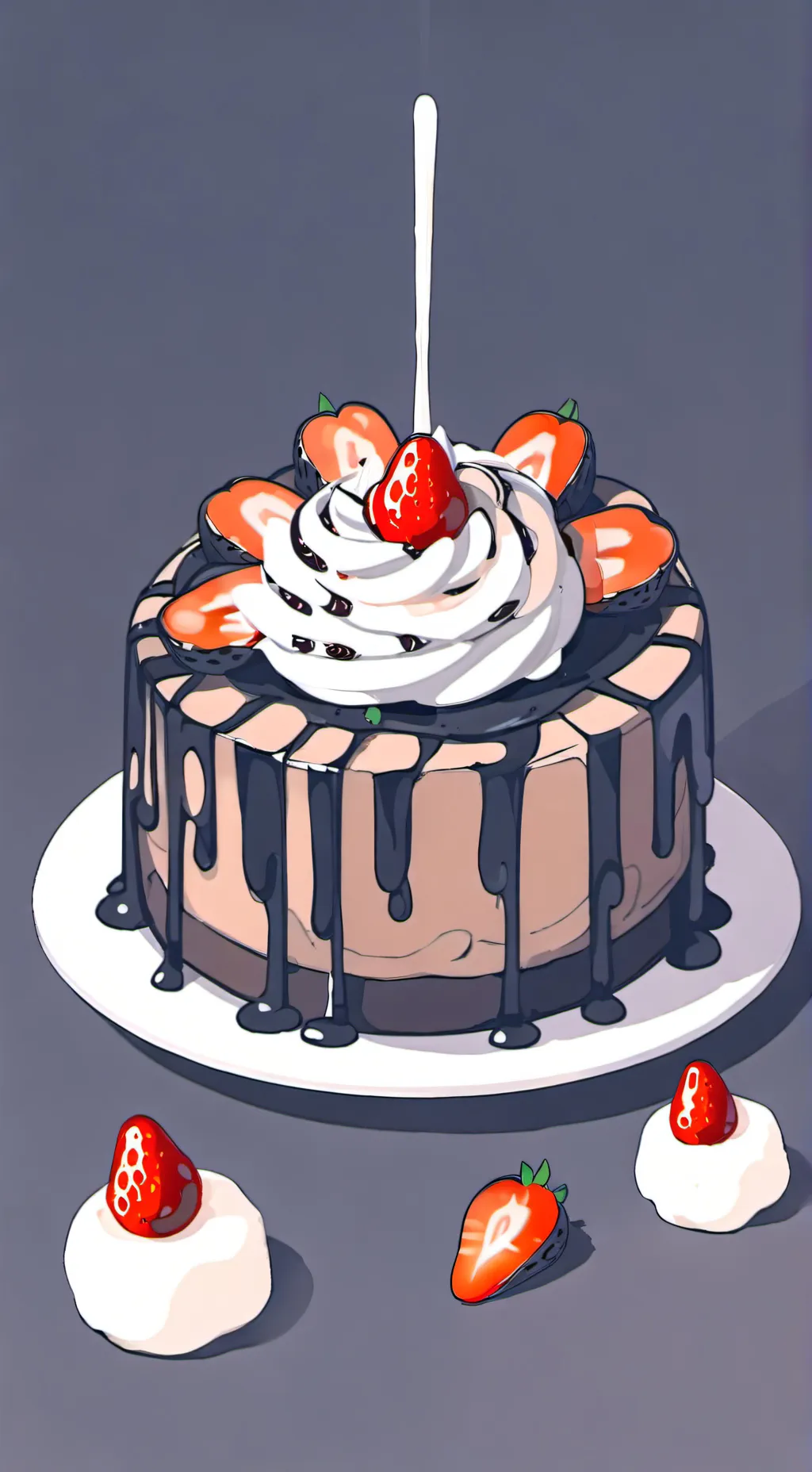 ai character: Pl!FruitCake:Angst background