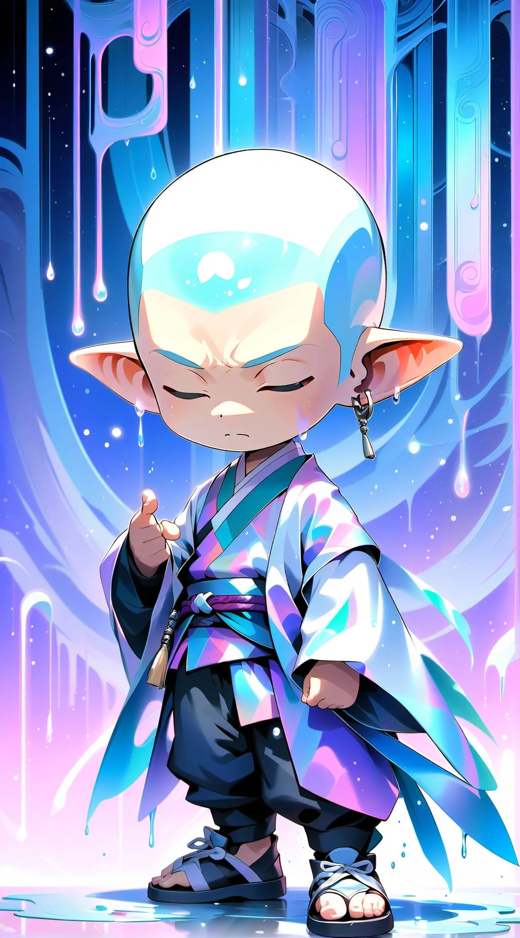 ai character: Dandy in love ￼ background