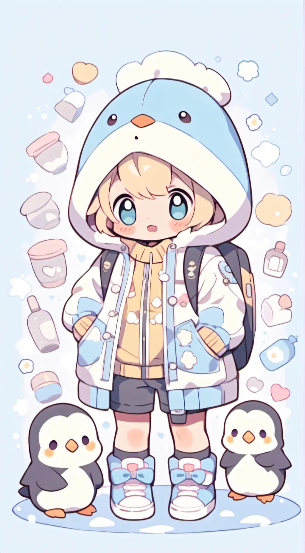 ai character: baby hayden background