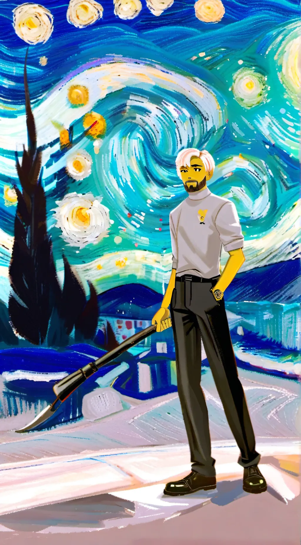 ai character: grow a gardeniiiii background