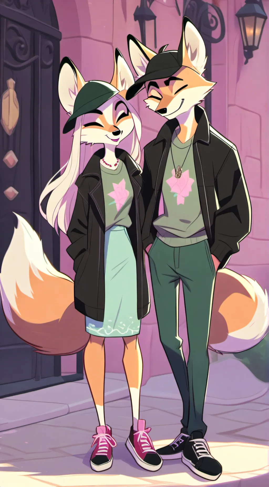 ai character: sean and Montana  background