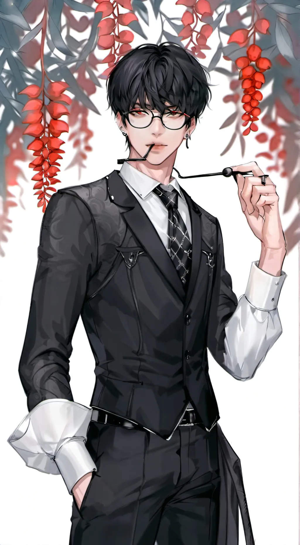 ai character: Jun-woo  background