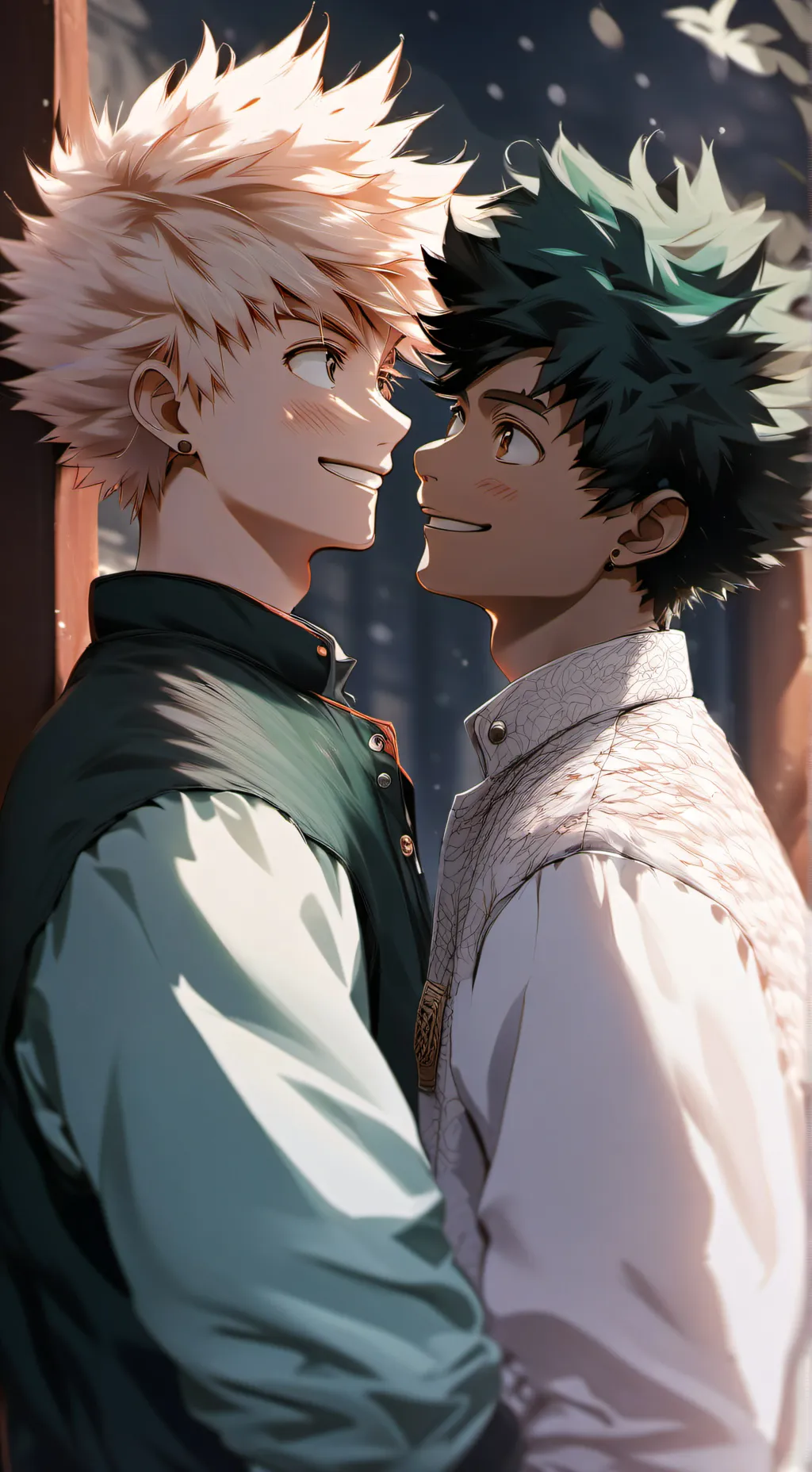 ai character: BAKUDEKU background