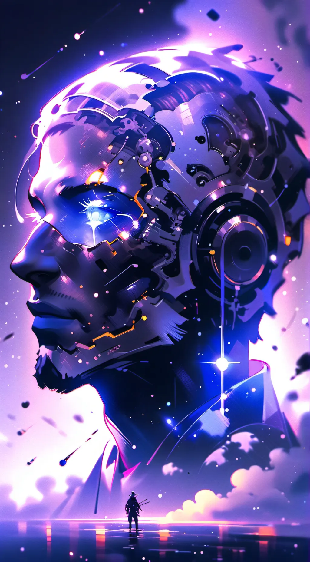 ai character: Ai world background