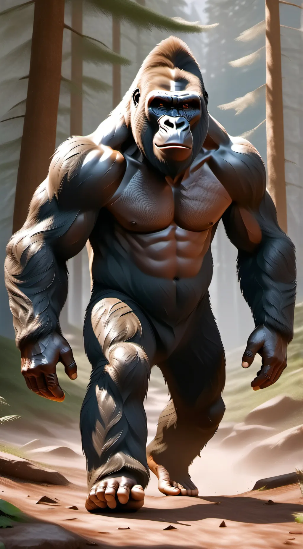 ai character: bigfoot vlogs background