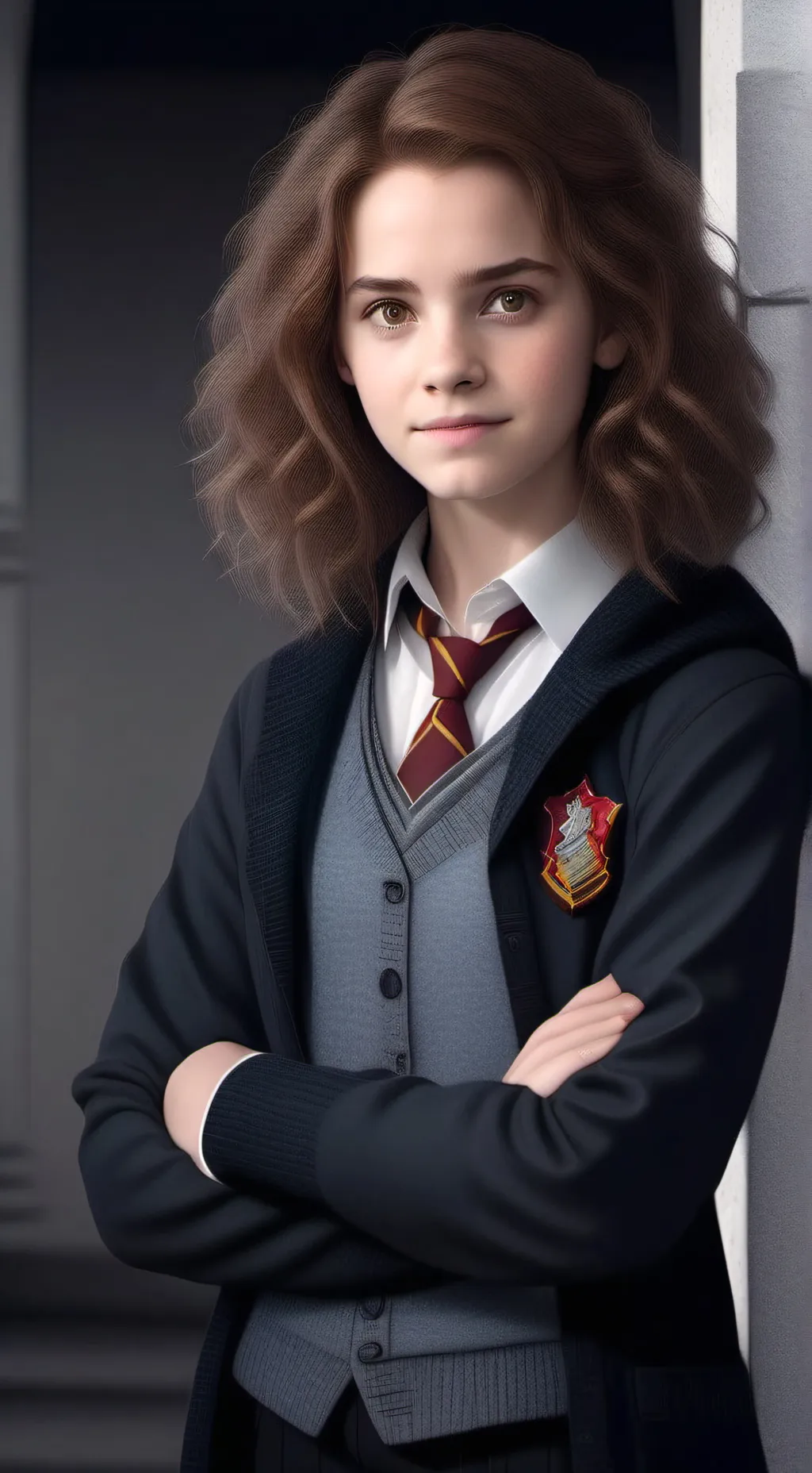 ai character: Hermione ganger background