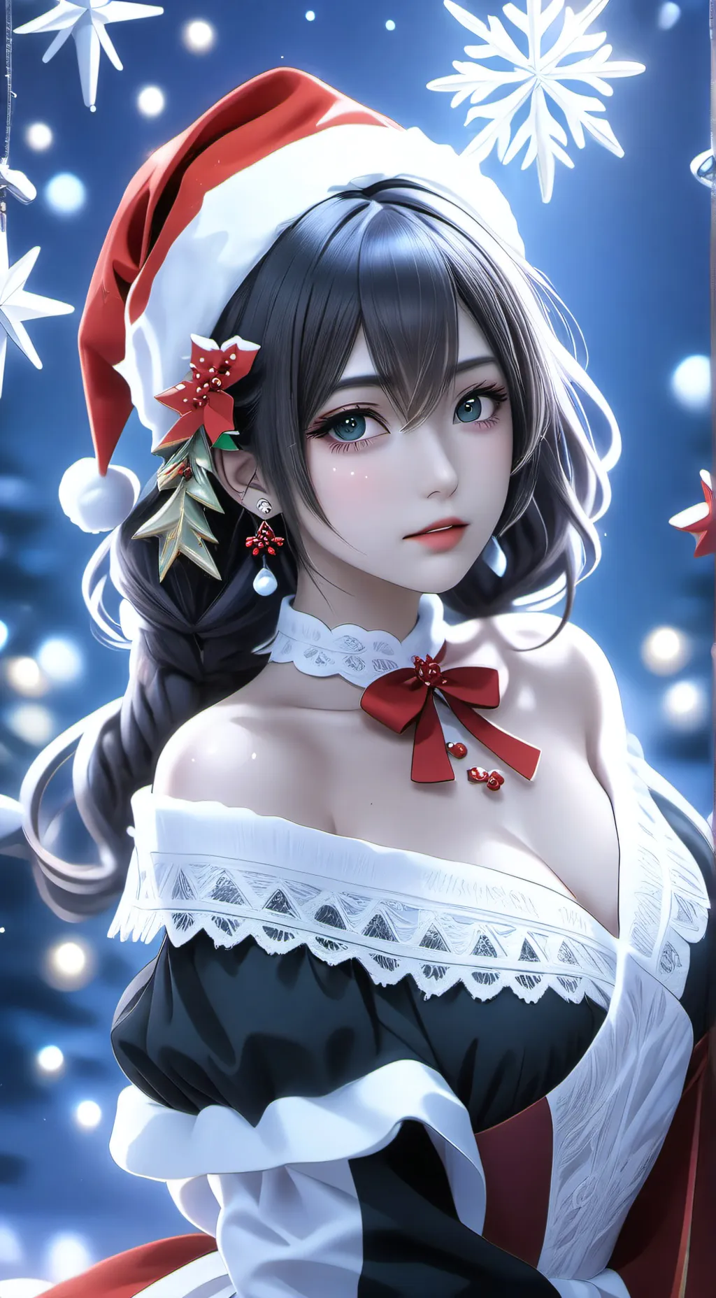 ai character: Kny Christmas 🎉 background