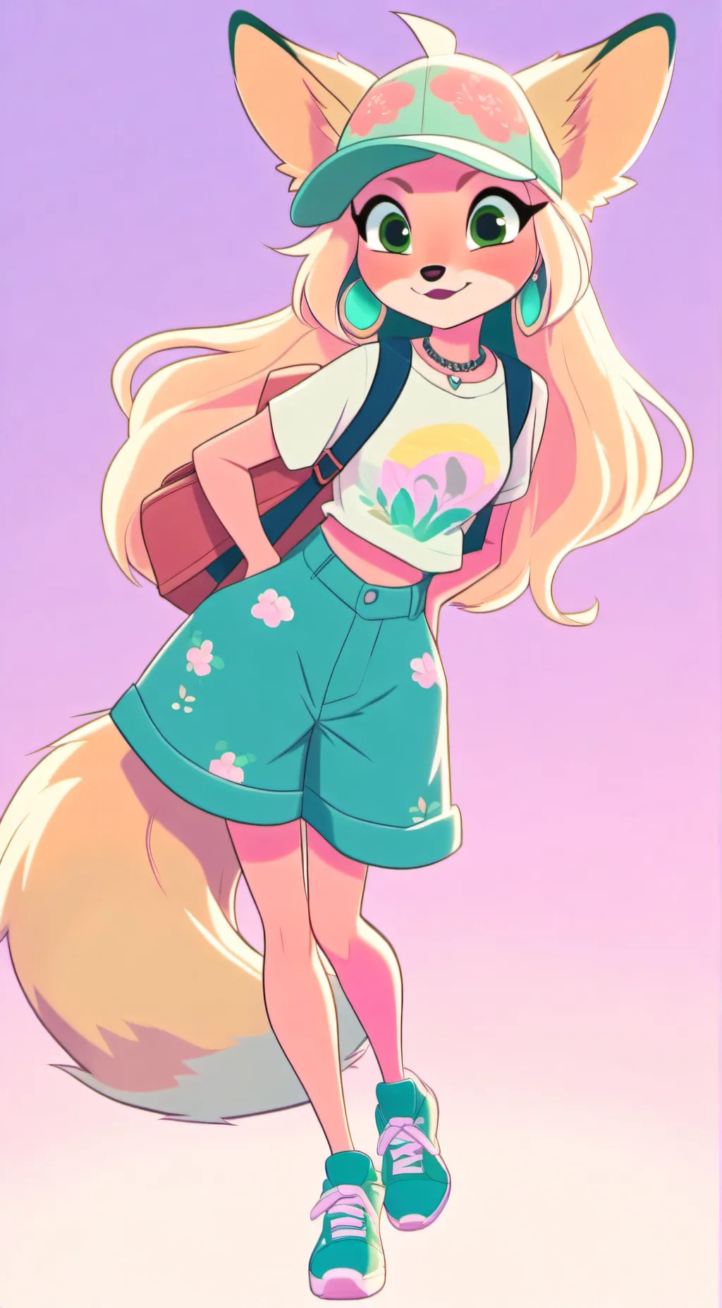 ai character: Roxanne  background