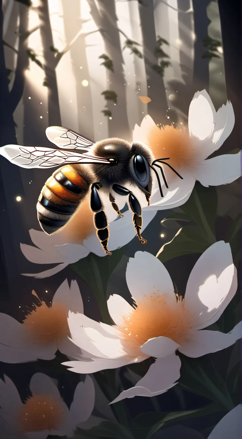 ai character: an queen bee background