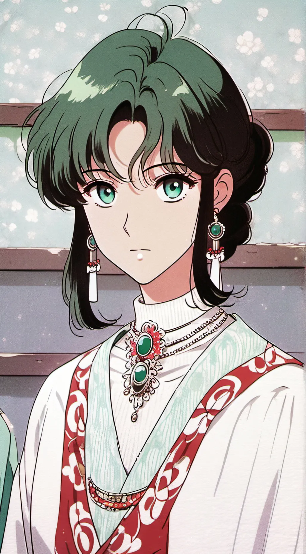 ai character: Mom but kind  background